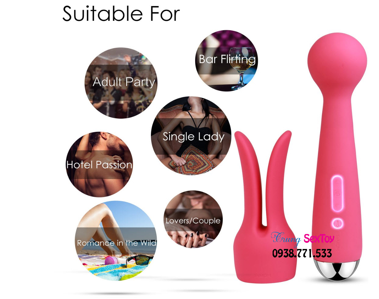 Máy Massage Svakom Emma Đam Mê Mạnh Mẽ Kích Thích Tột Đỉnh