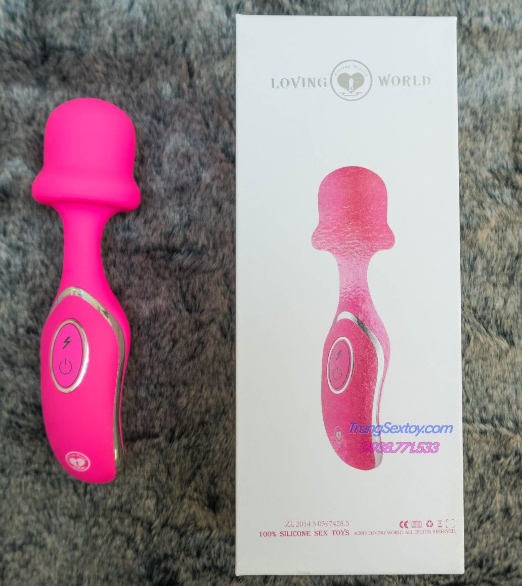 Máy Massage Ậm Đạo Loving World Mini Cao Cấp, Giảm Đau Nhanh