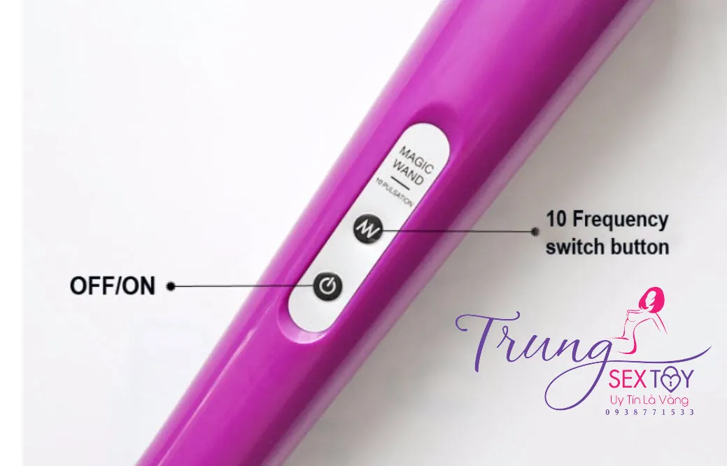Máy rung Magic Wand cao cấp kích thích điểm G thăng hoa nhanh