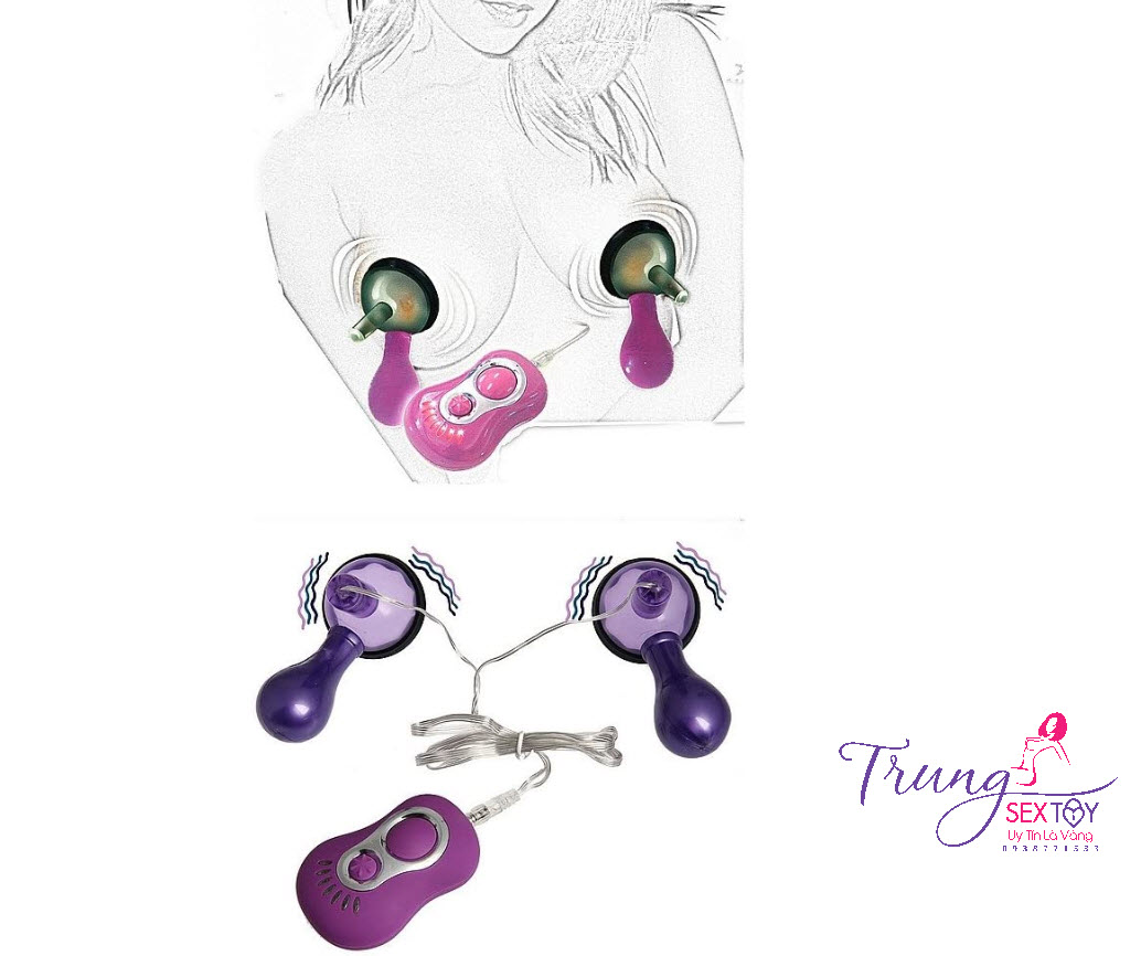 Kích thích vòng 1 Crazy Beauty Vibrating Nipple Sucker hút rung mạnh