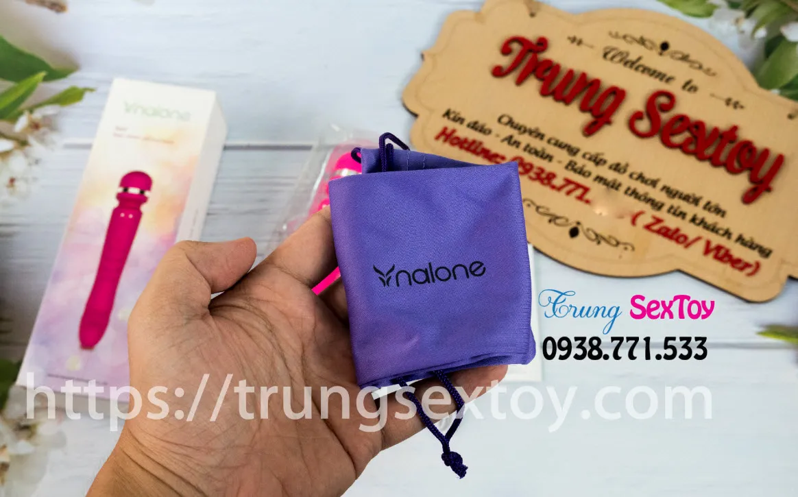 Máy Rung Vùng Kín Nalone Yoni 7 Chế Độ Xoay Pin Sạc Silicone