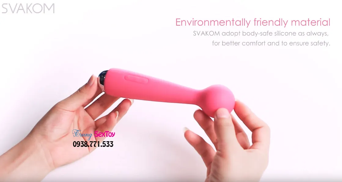 Svakom Mini Emma máy rung điểm G silicon y tế sạc pin