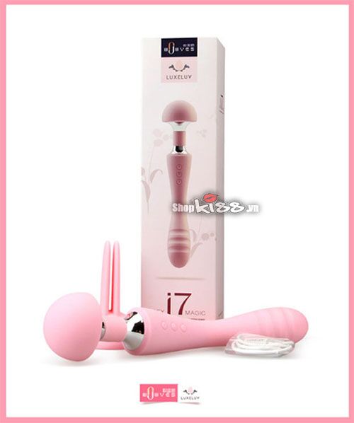 Chày rung 2 đầu LuxeLuv i7 Magic massage điểm G nữ chính hãng Mỹ