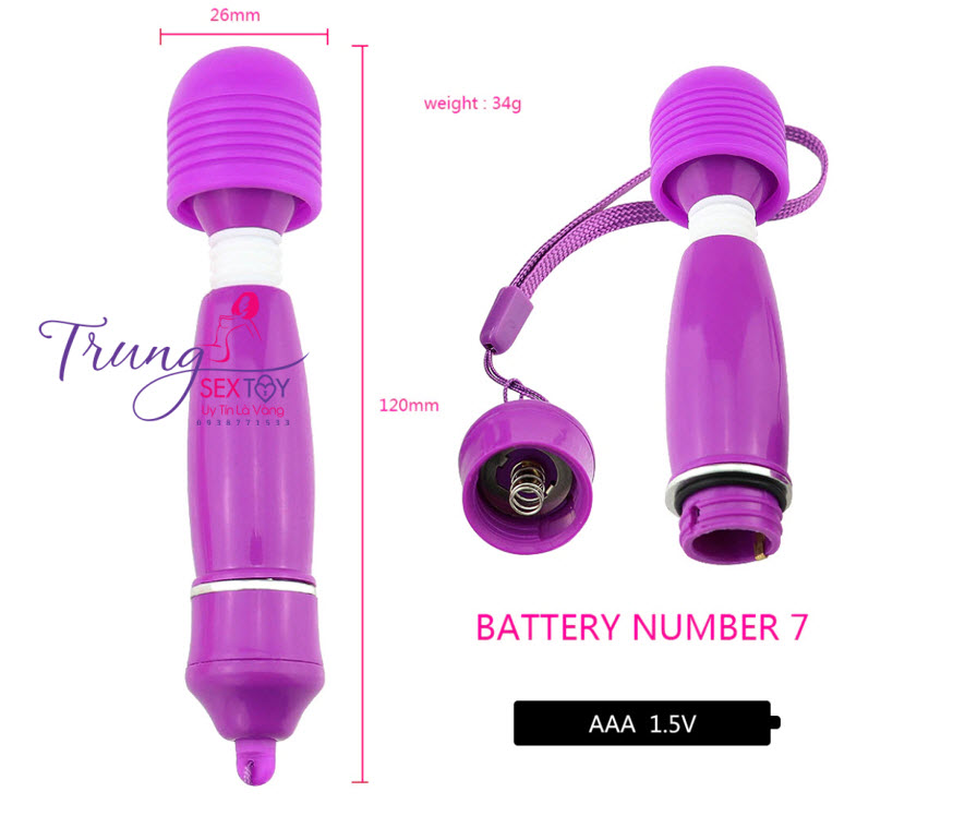 Máy rung mini cao cấp Wand Extreme, kích thích mạnh mẽ Máy rung mini cao cấp Wand Extreme, kích thích mạnh mẽ