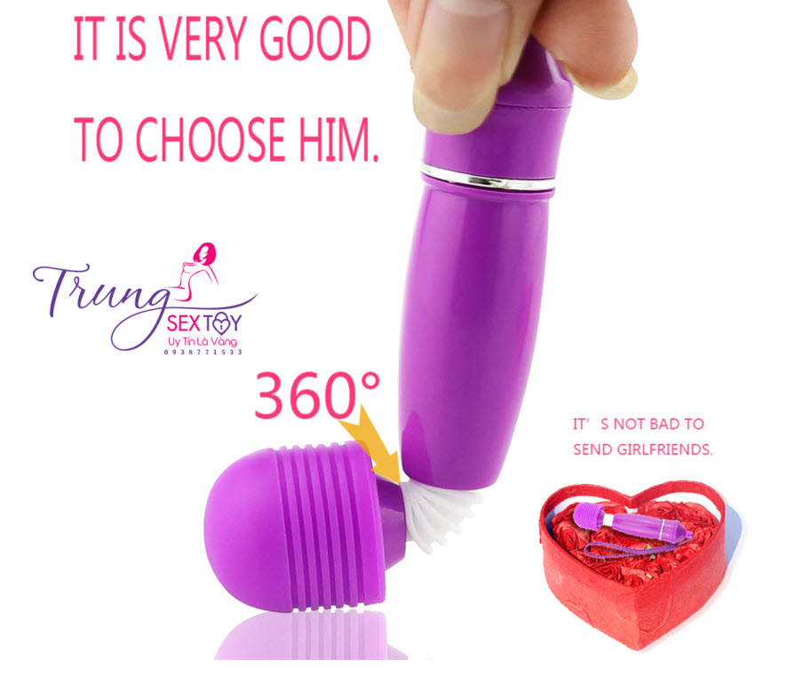 Máy rung mini cao cấp Wand Extreme, kích thích mạnh mẽ Máy rung mini cao cấp Wand Extreme, kích thích mạnh mẽ