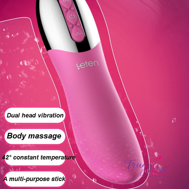 Máy massage tình 2 in 1 Leten giảm giá - Khám phá cực khoái