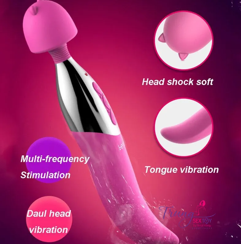 Máy massage tình 2 trong 1 Leten rung silicon cao cấp Nhật Bản