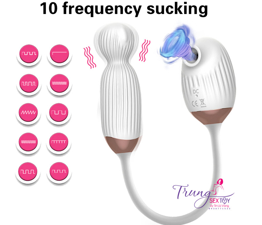 Máy rung 360 độ bú mút cực mạnh cho nữ