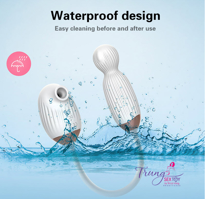 Máy rung 360 độ bú mút cực mạnh cho nữ