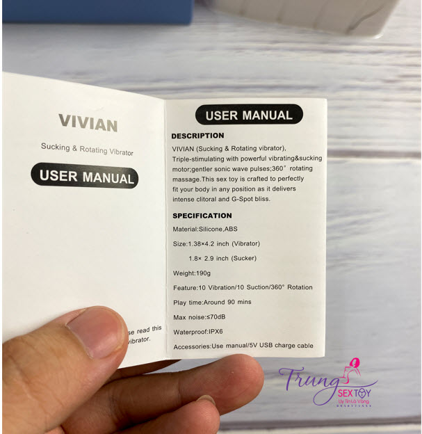 Máy rung 360 độ bú mút cực mạnh cho nữ