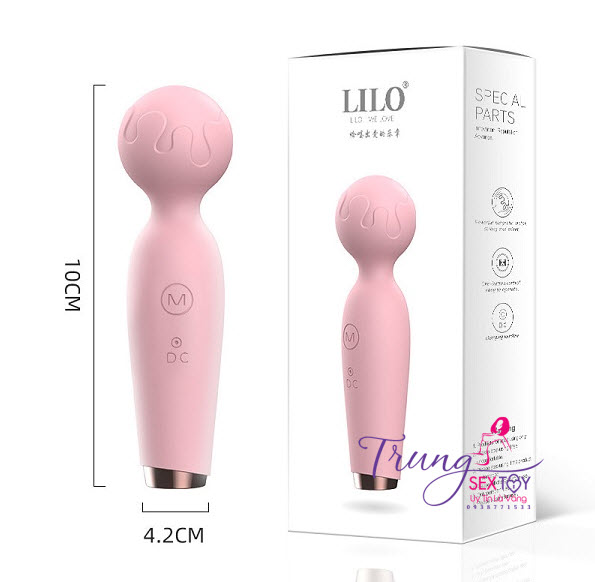 Máy rung mini Lilo kích thích điểm G âm vật chuẩn nữ mê