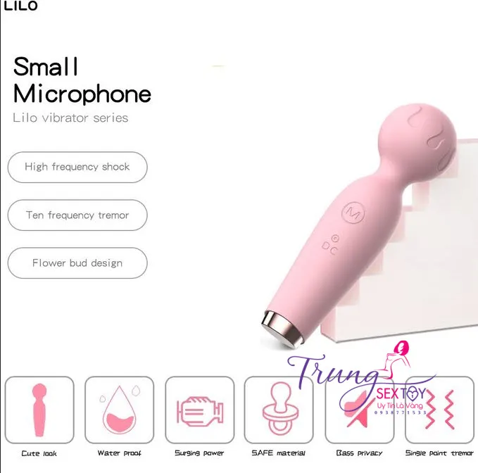 Máy rung mini Lilo kích thích điểm G âm vật chuẩn nữ mê