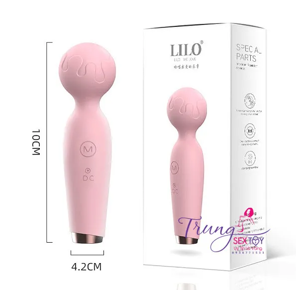 Máy rung mini Lilo kích thích điểm G âm vật chuẩn nữ mê