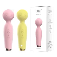 Máy rung mini Lilo 10 chế độ rung silicon cao cấp cho nữ 