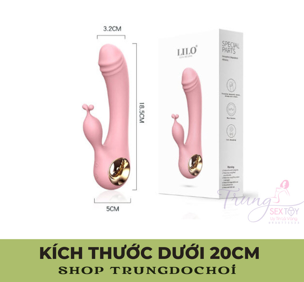 Chày rung Lilo 10 chế độ siêu mạnh Thỏa mãn cực đỉnh