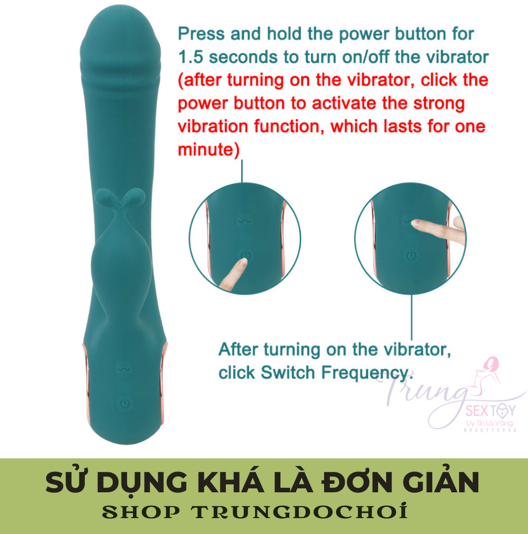 Chày rung Lilo 10 chế độ siêu mạnh Thỏa mãn cực đỉnh