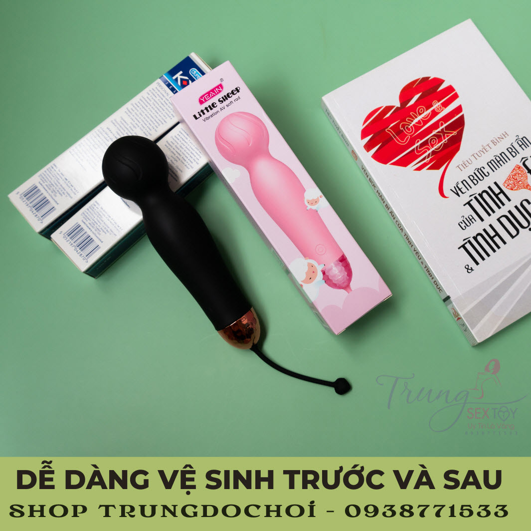 Máy Rung Tình Yêu Mini Yeain 10 Chế Độ Rung, Silicon ABS Cao Cấp
