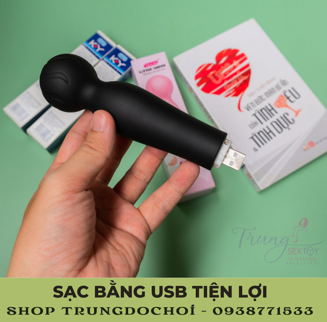 Máy Rung Tình Yêu Mini Yeain 10 Chế Độ Rung, Silicon ABS Cao Cấp