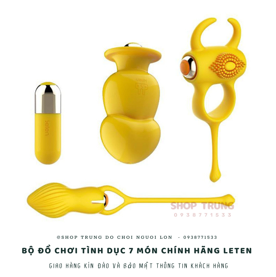 Bộ đồ chơi Leten 7 món chính hãng kích thích cực đã cho cặp đôi