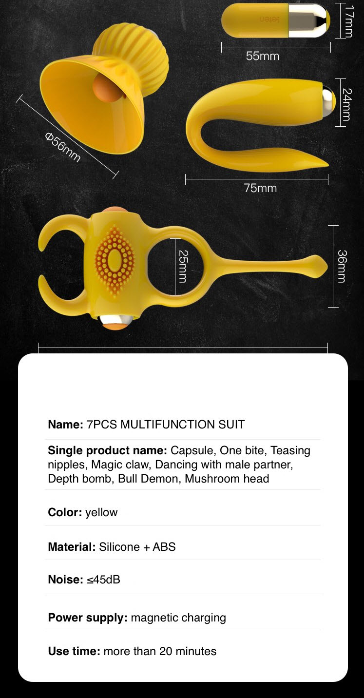 Bộ đồ chơi Leten 7 món chính hãng kích thích cực đã cho cặp đôi