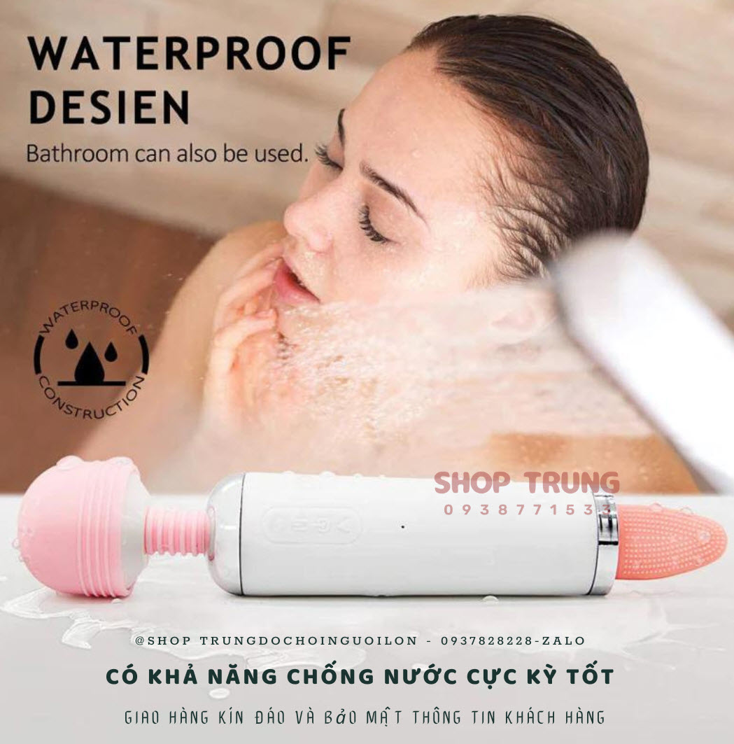 Máy Massage Âm Đạo 3 Trong 1 Rung Liếm Hút 12 Chế Độ Kích Thích