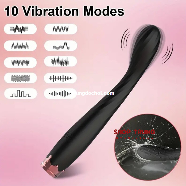 Ngón tay móc cua 10 chế độ rung kích thích cực mạnh đỉnh cao