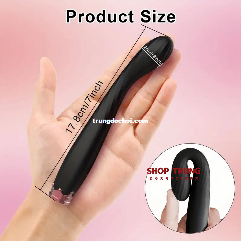 Ngón tay móc cua 10 chế độ rung kích thích cực mạnh đỉnh cao