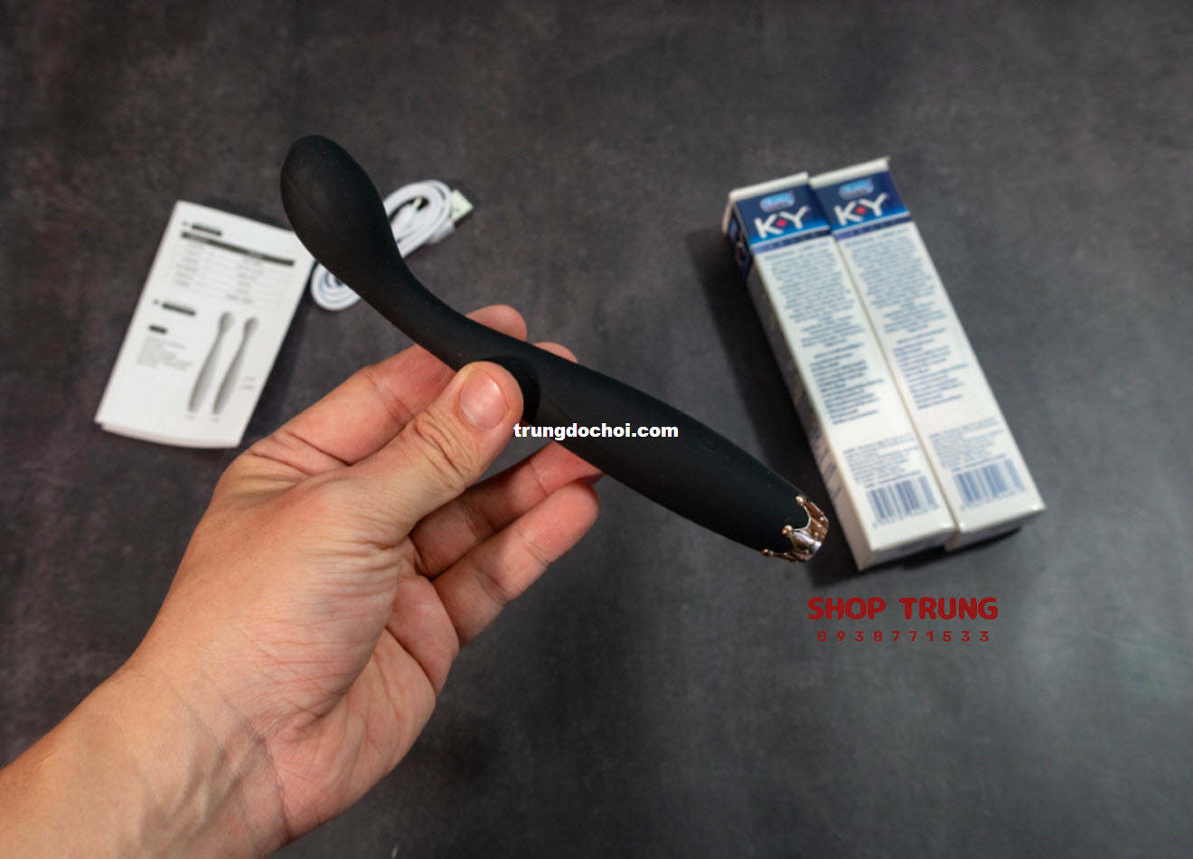 Ngón tay móc cua 10 chế độ rung kích thích cực mạnh đỉnh cao