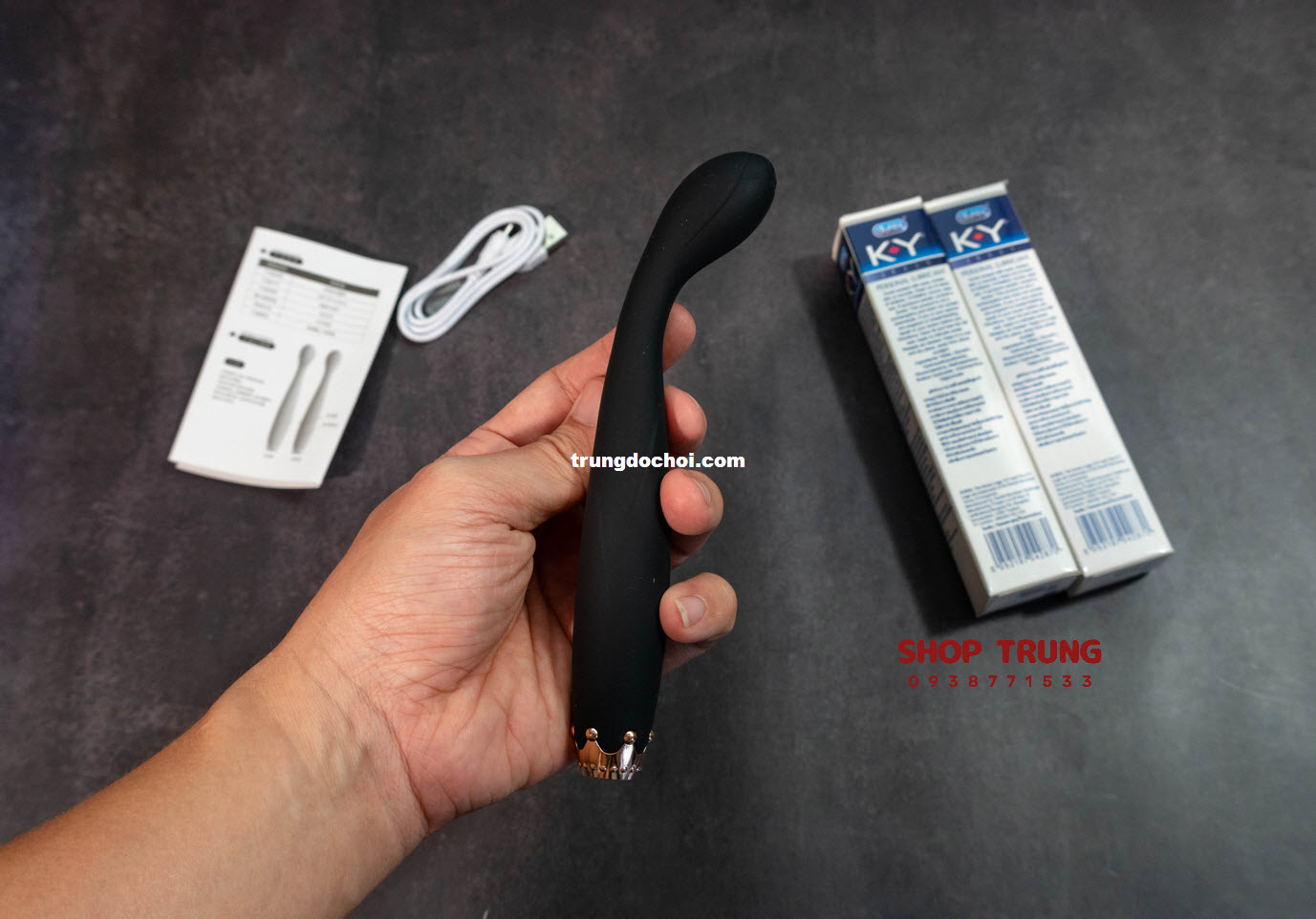 Ngón tay móc cua 10 chế độ rung kích thích cực mạnh đỉnh cao