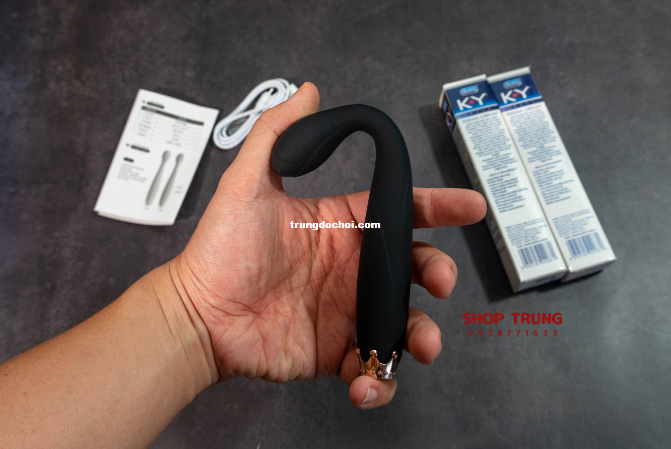 Ngón tay móc cua 10 chế độ rung kích thích cực mạnh đỉnh cao