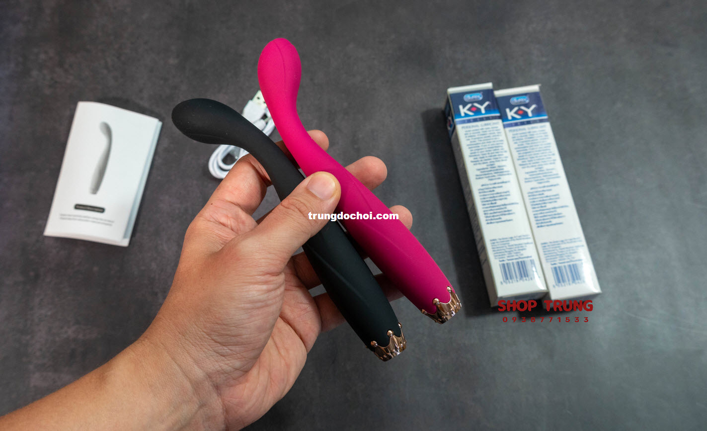 Ngón tay móc cua 10 chế độ rung kích thích cực mạnh đỉnh cao