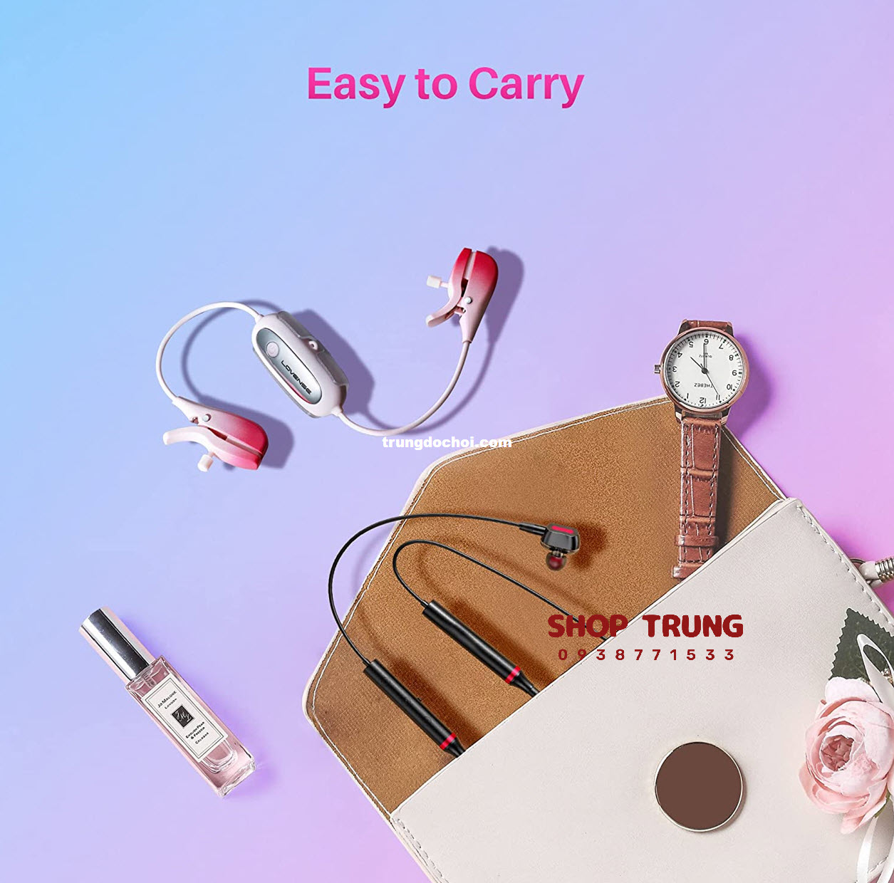 Máy Rung Kẹp Ti Lovense Gemini Hấp Dẫn Trải Nghiệm Sướng