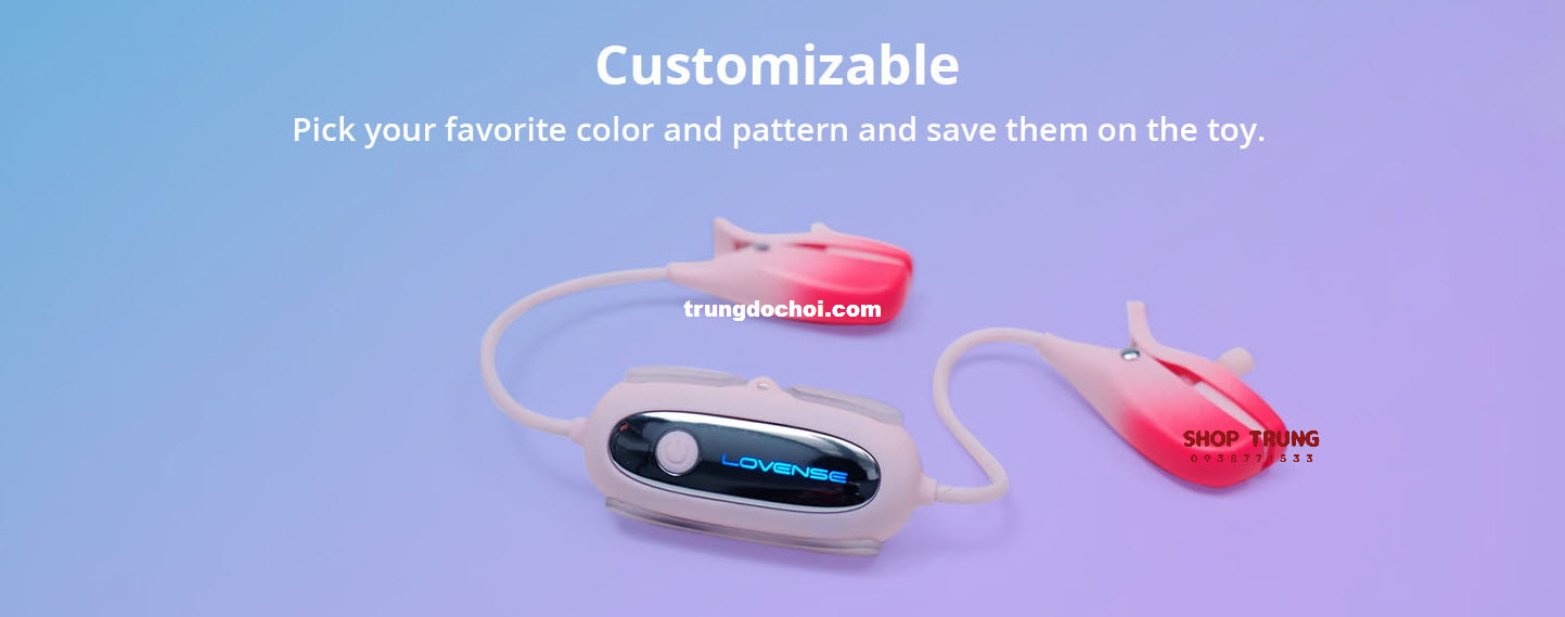 Máy Rung Kẹp Ti Lovense Gemini Hấp Dẫn Trải Nghiệm Sướng