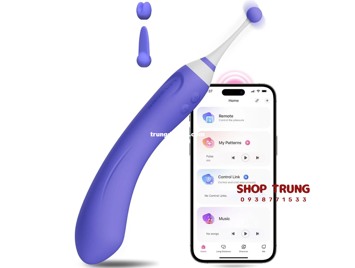 Máy Rung Lovense Hyphy 3 Đầu Phụ Tăng Khoái Cảm, Giao Tiếp Mượt