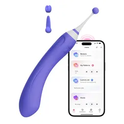 Máy Rung Lovense Hyphy Kèm 3 Đầu Phụ Kết Nối Đam Mê Không Khoảng Cách