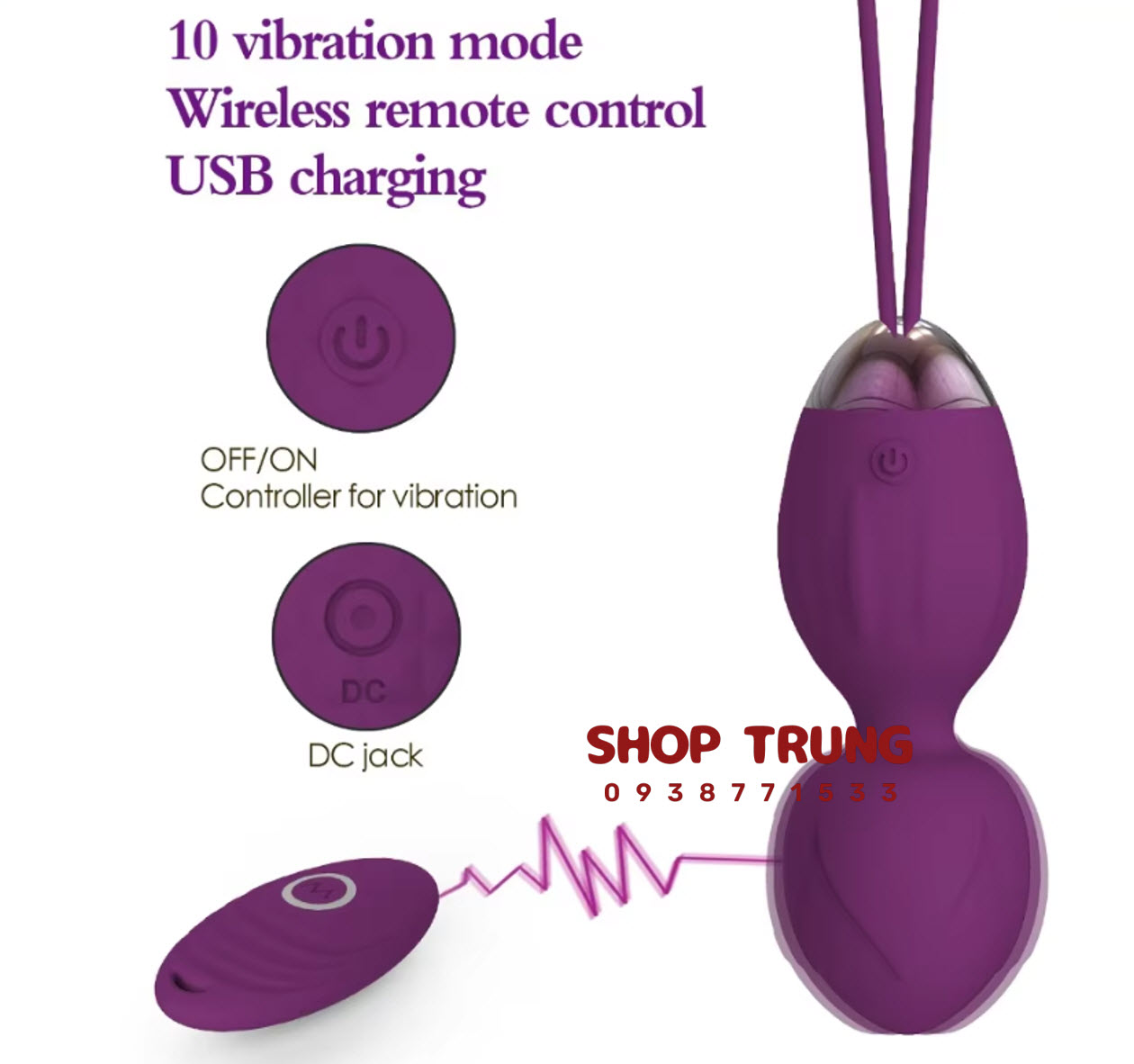 Bóng Kegel Rung Y Love Tăng Cường Sức Khỏe Sàn Chậu Hiệu Quả