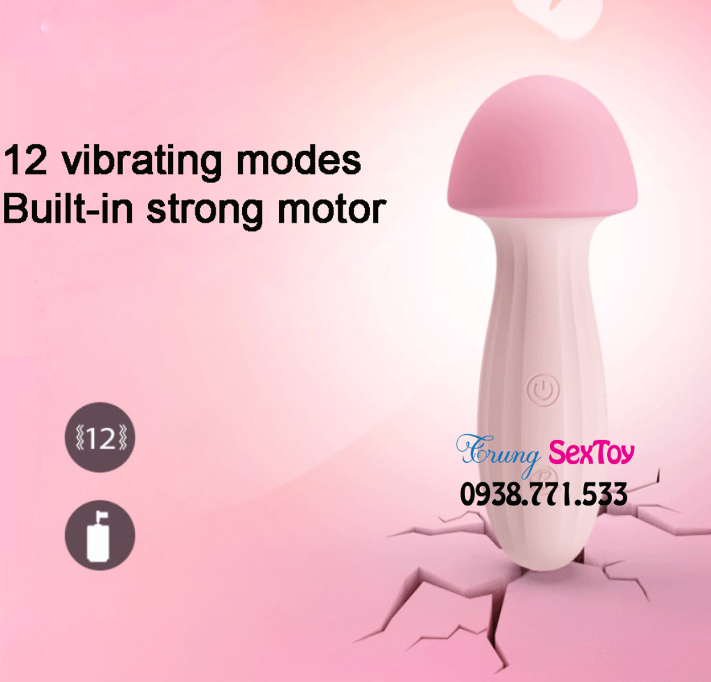 Pretty Love Mushroom Đồ chơi tình dục siêu dễ thương kích thích lôi cuốn