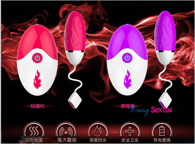 Trứng Rung Evo Phát Nhiệt Kích Thích Cực Mạnh Cảm Xúc Chân Thật