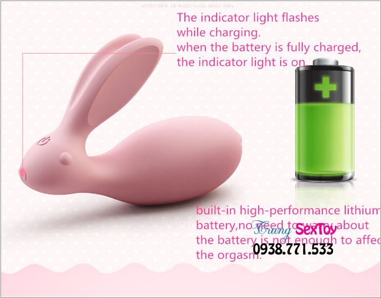 Trứng rung Luxeluv Rabbit 7C siêu mạnh cảm giác đỉnh cao Trứng rung Luxeluv Rabbit 7C siêu mạnh cảm giác đỉnh cao