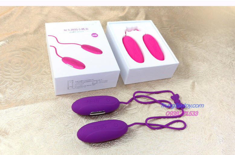 Trứng rung Aphojoy hai đầu hấp dẫn kích thích cực đỉnh