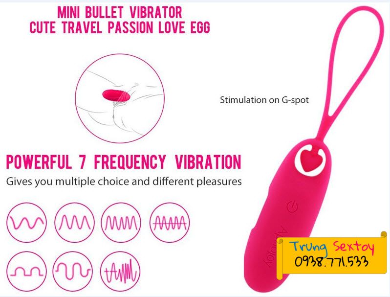 Trứng rung Aphojoy rung mạnh mẽ kích thích cảm xúc yêu thương