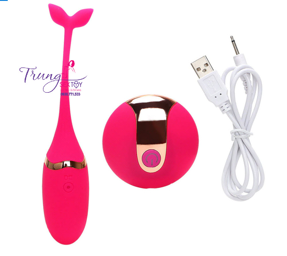 Trứng rung cá heo cao cấp, massage cô bé cực phê, kích thích mạnh