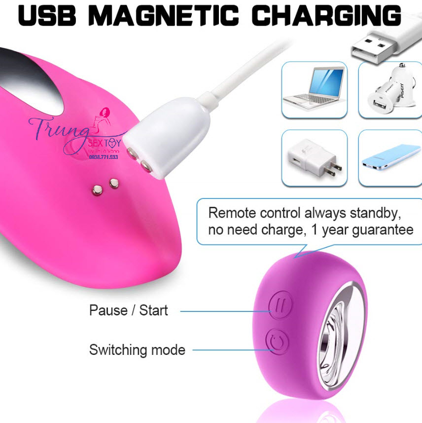 Quần chip rung mu rùa siêu kích thích nâng tầm cảm xúc