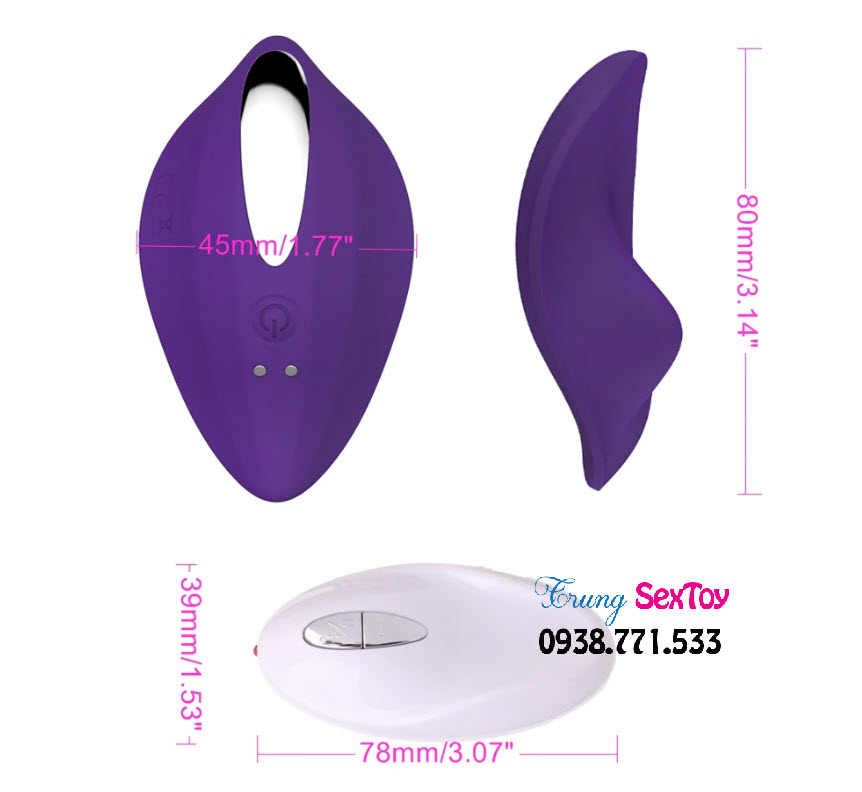 Quần chip mu rùa rung siêu kích thích cảm giác cực phê