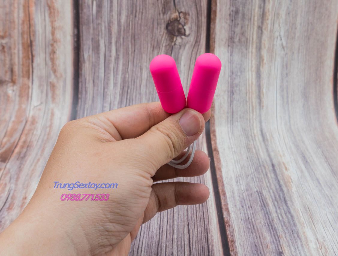 Trứng Rung Mini Hai Đầu Kích Thích Đa Chức Năng Đầy Hứng Khởi