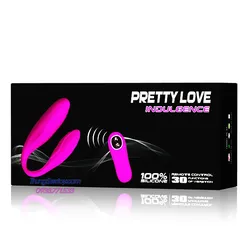 Trứng rung hình chữ C Pretty Love rung kích thích điểm G cực mạnh