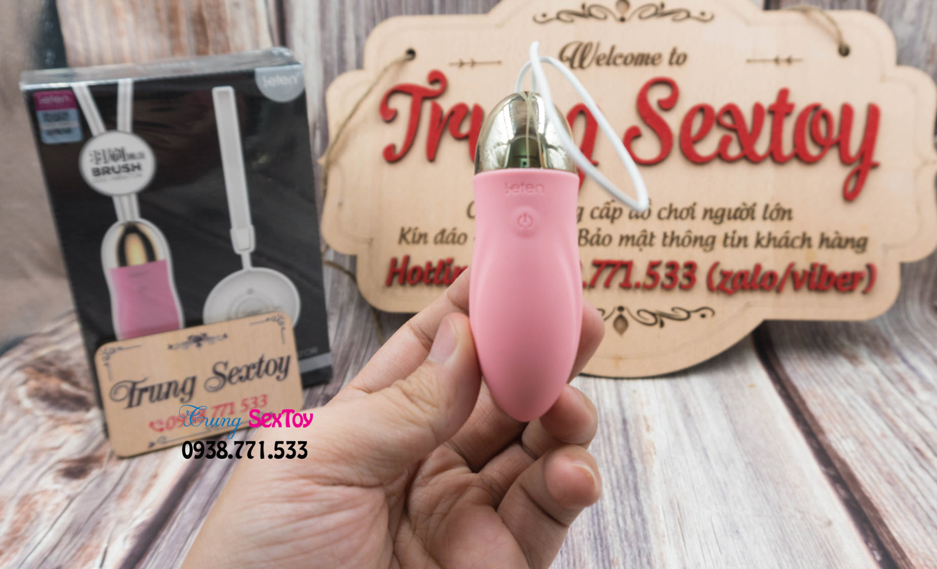 Trứng Rung Leten Brush Cao Cấp Kích Thích Không Dây Cho Nữ