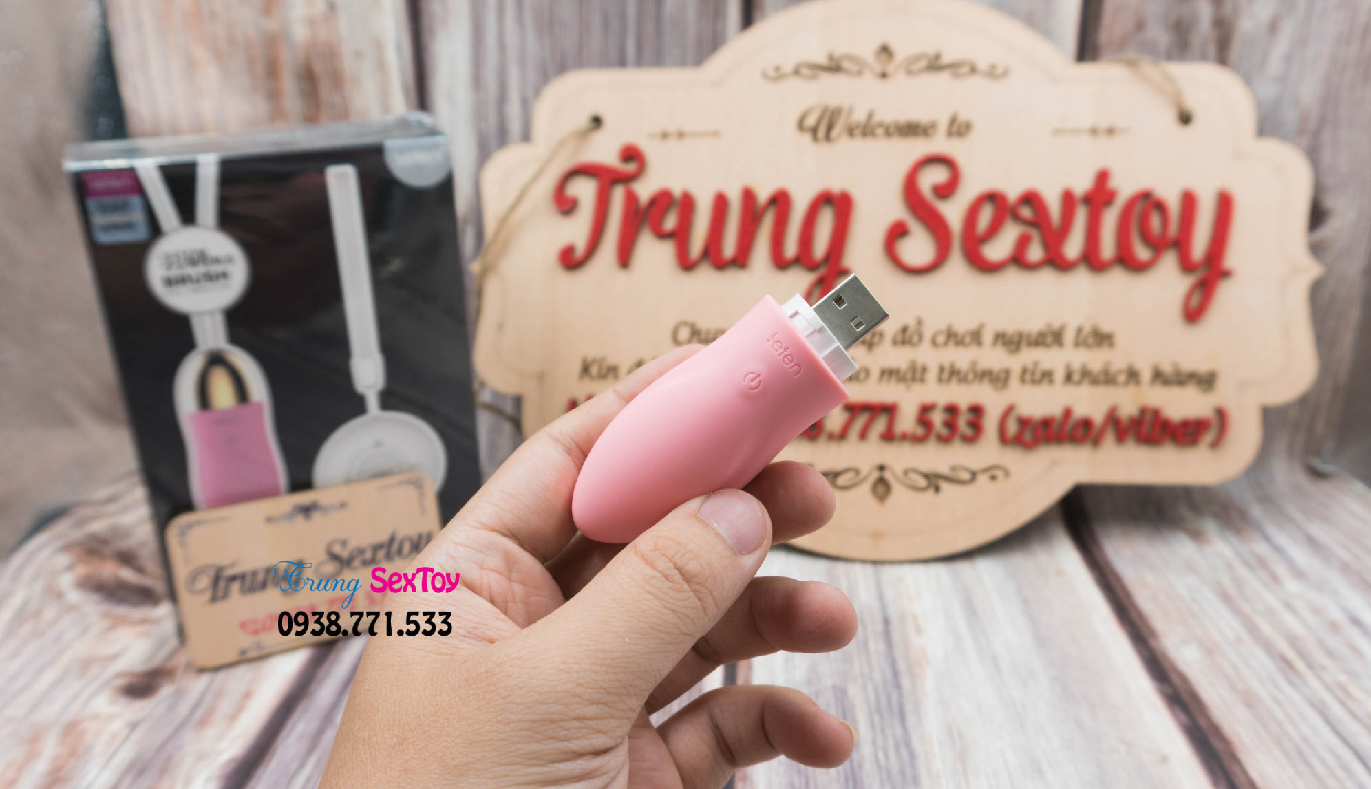 Leten Brush cao cấp không dây trứng rung kích thích dành cho nữ
