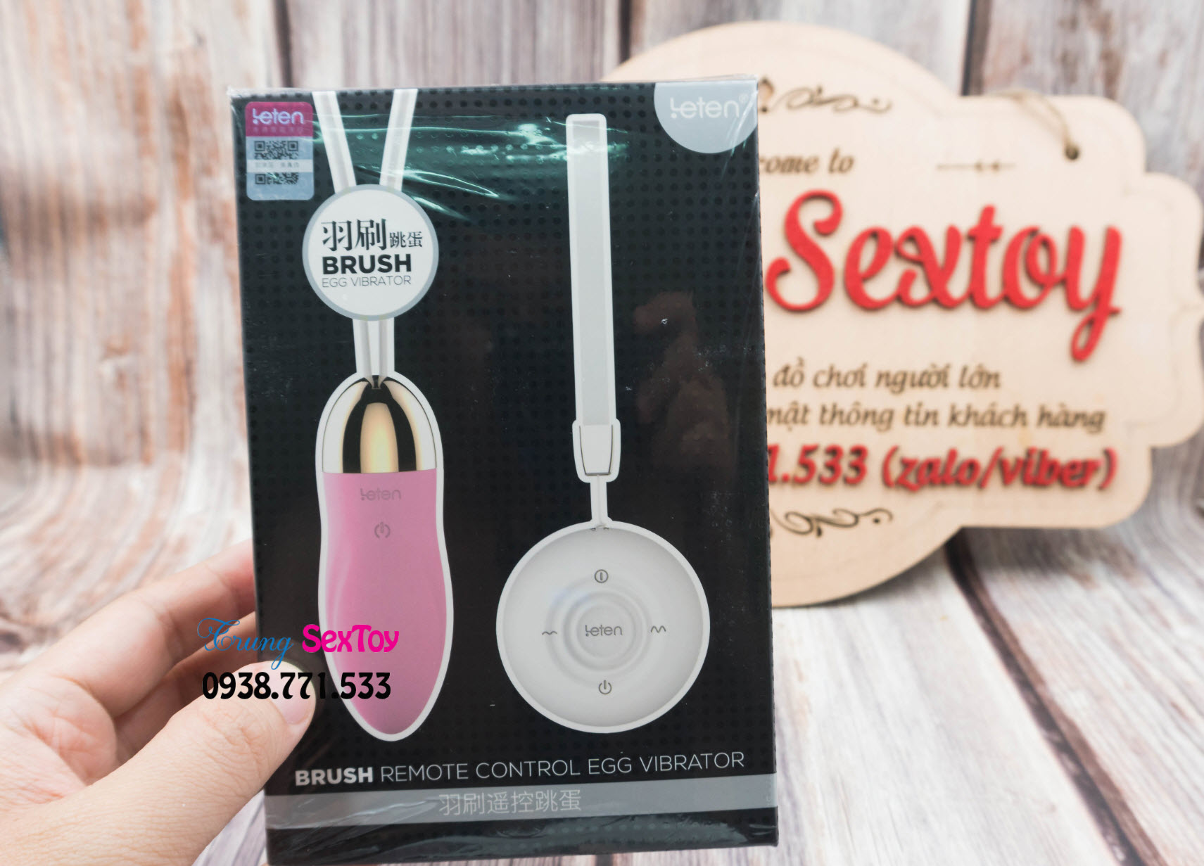 Trứng Rung Leten Brush Cao Cấp Kích Thích Không Dây Cho Nữ