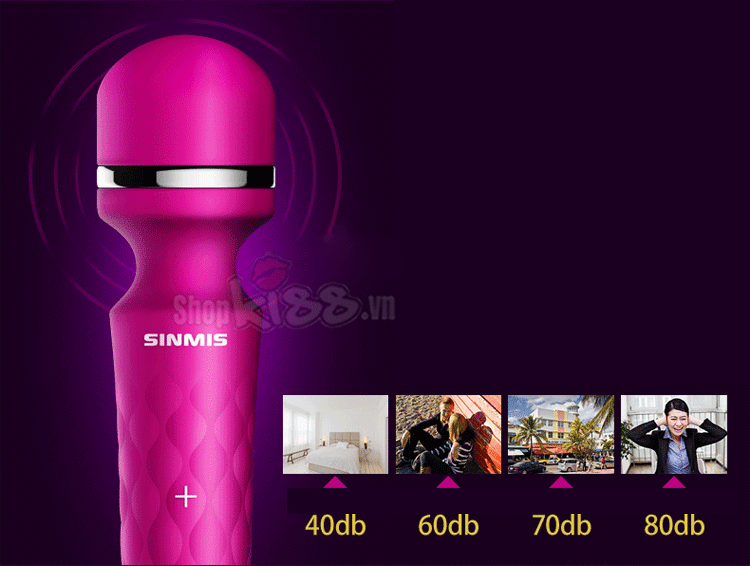 Chày rung mát xa điểm G Nalone Sinmis cao cấp kích thích cực đỉnh